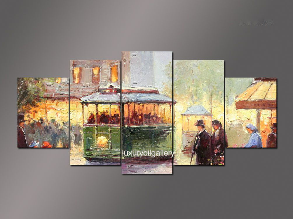 חמישה חלקים של חשמלית בפריז היפה